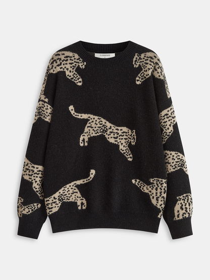 Gisela | Jersey Estampado Leopardo
