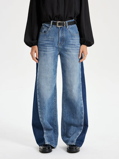 Maribel | Jeans Barrel Bicolor