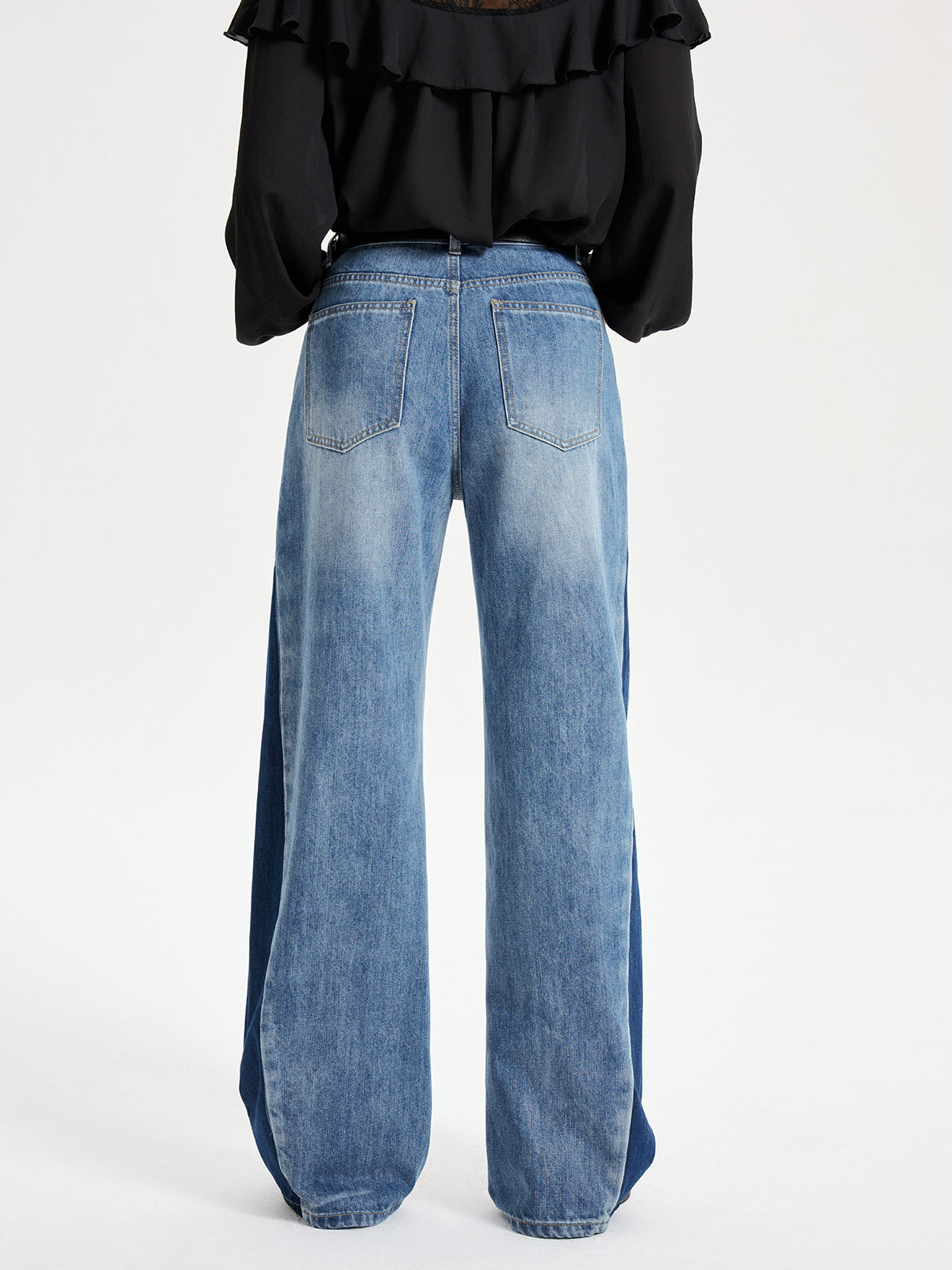 Maribel | Jeans Barrel Bicolor