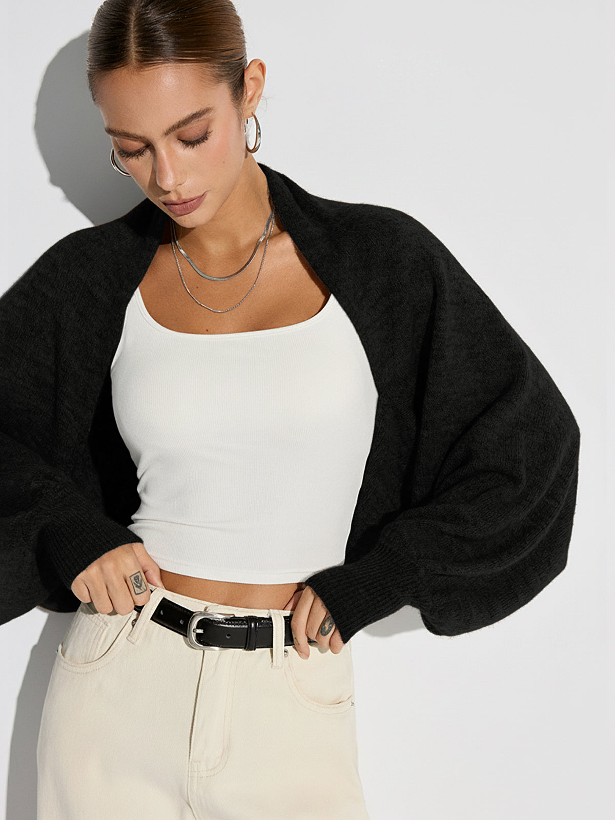 Mireia | Cárdigan Oversize con Lana y Alpaca