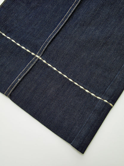 Reyes | Jeans Pierna Ancha Tiro Alto con Botones