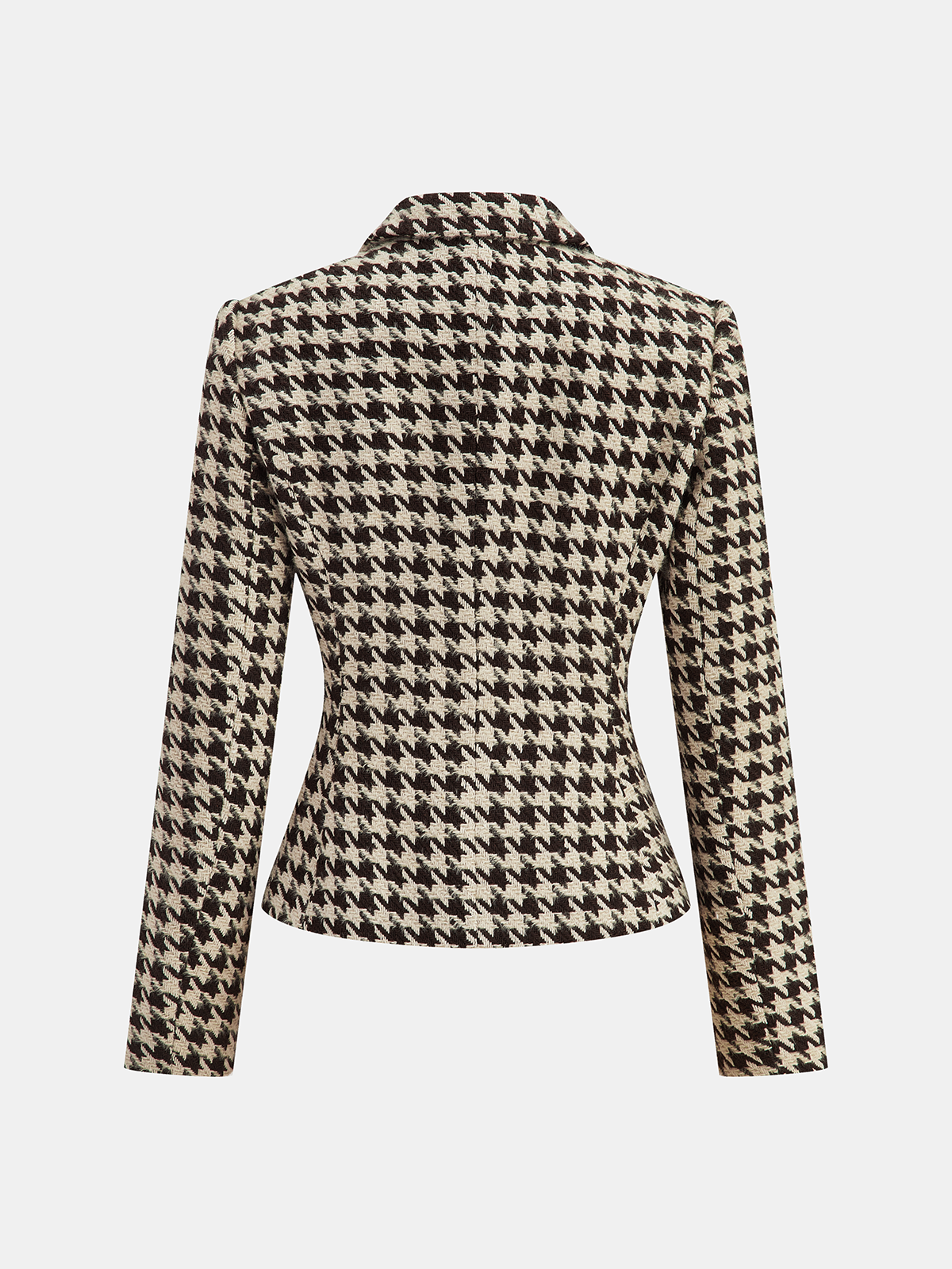 Soraya | Blazer de Tweed Pata de Gallo con Botones Metálicos