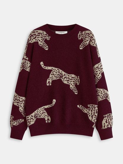 Gisela | Jersey Estampado Leopardo