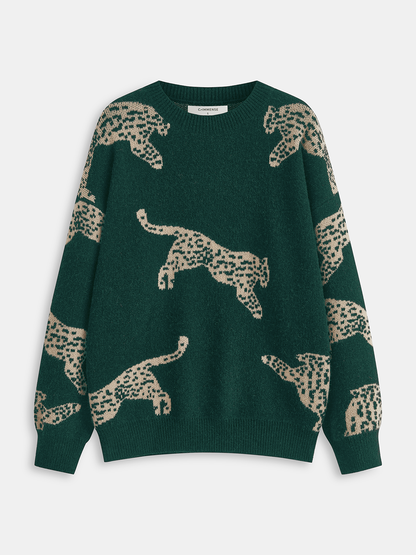 Gisela | Jersey Estampado Leopardo