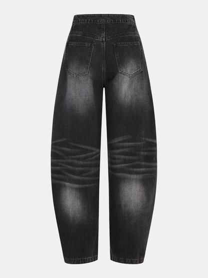 Pía | Jeans Curvos Efecto Lavado