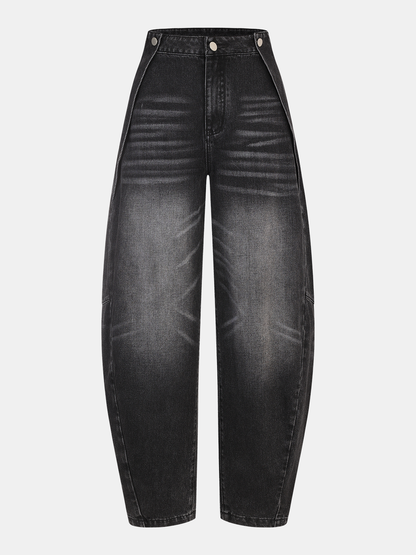 Pía | Jeans Curvos Efecto Lavado