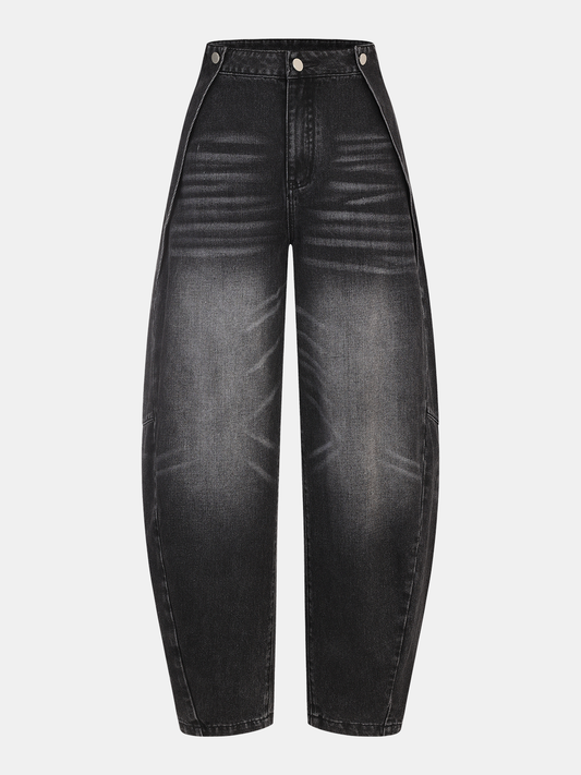 Pía | Jeans Curvos Efecto Lavado