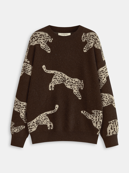 Gisela | Jersey Estampado Leopardo