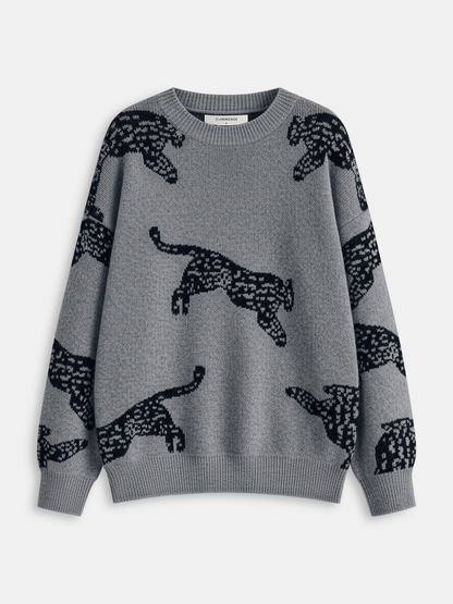 Gisela | Jersey Estampado Leopardo