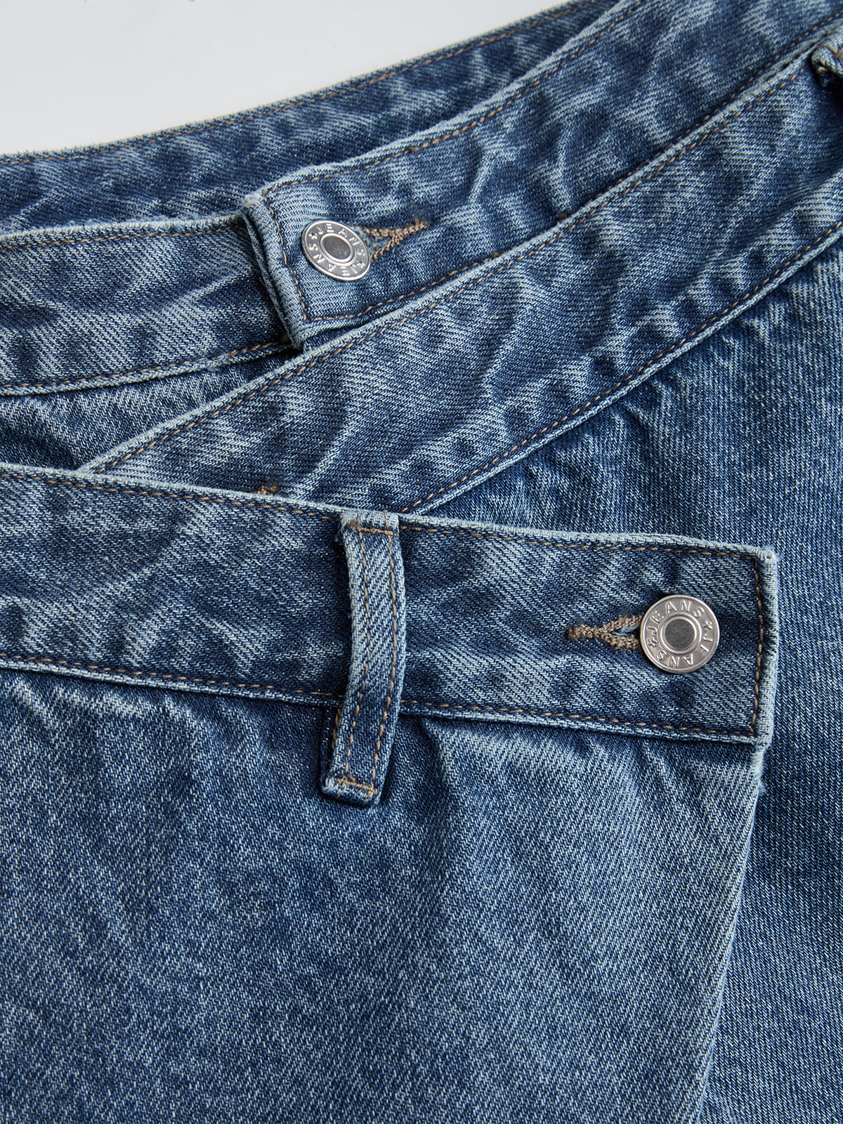Paloma | Jeans Pierna Ancha Cruzados
