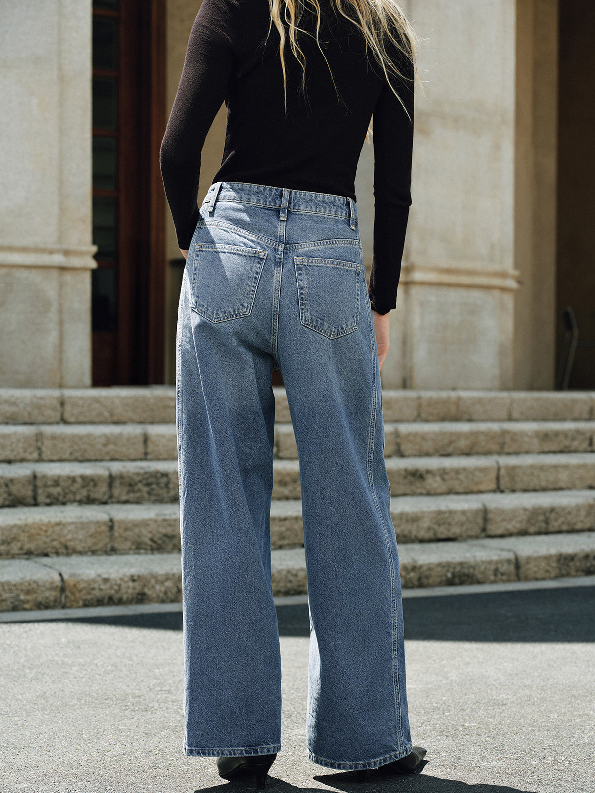 Guadalupe | Jeans Rectos de Tiro Alto