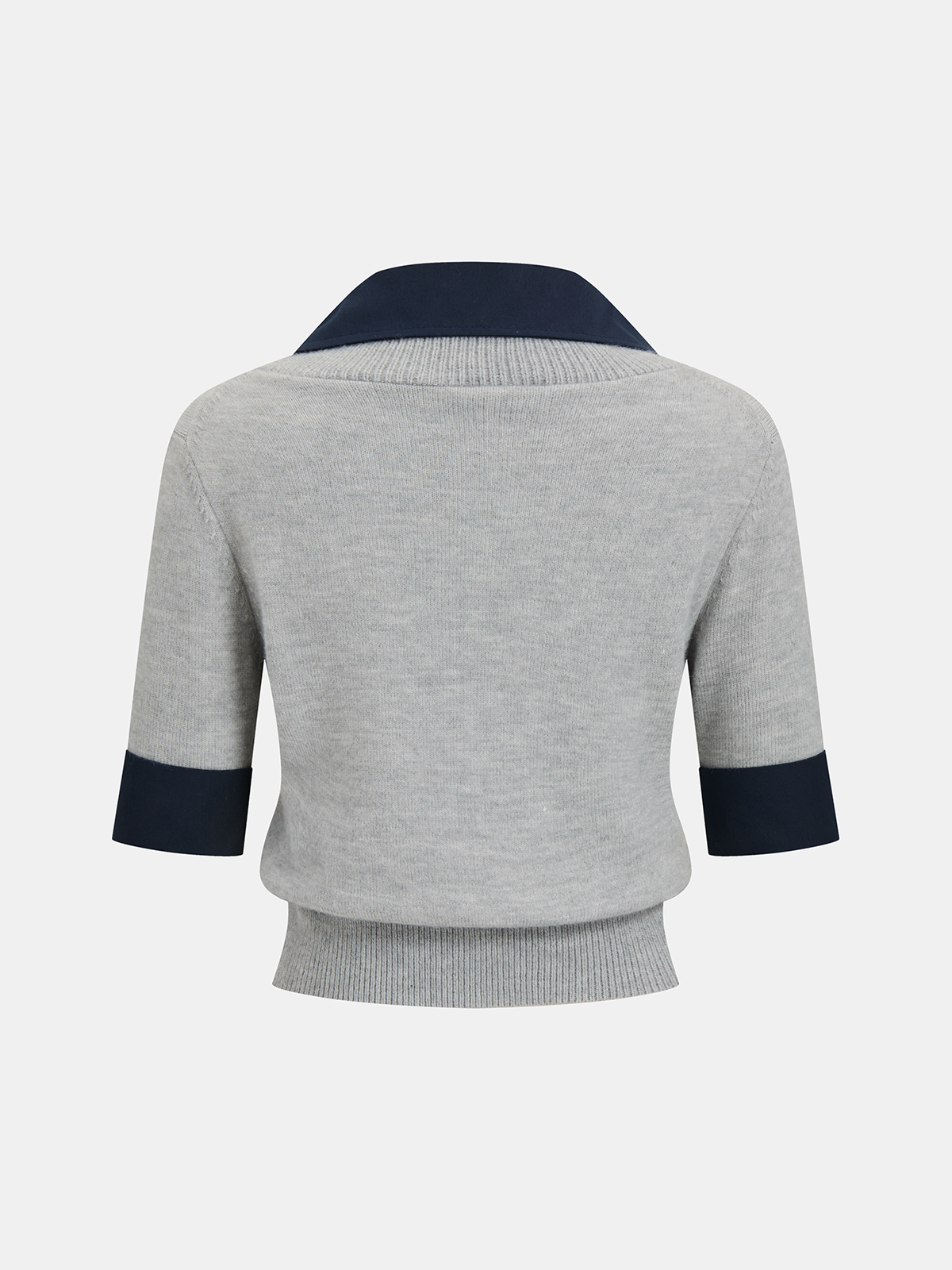 Itxaso | Jersey Manga Codo con Cuello en Contraste