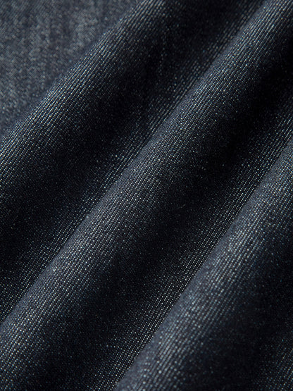 Salma | Jeans Pierna Ancha Tiro Alto con Costuras en Contraste