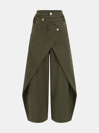 Paloma | Jeans Pierna Ancha Cruzados