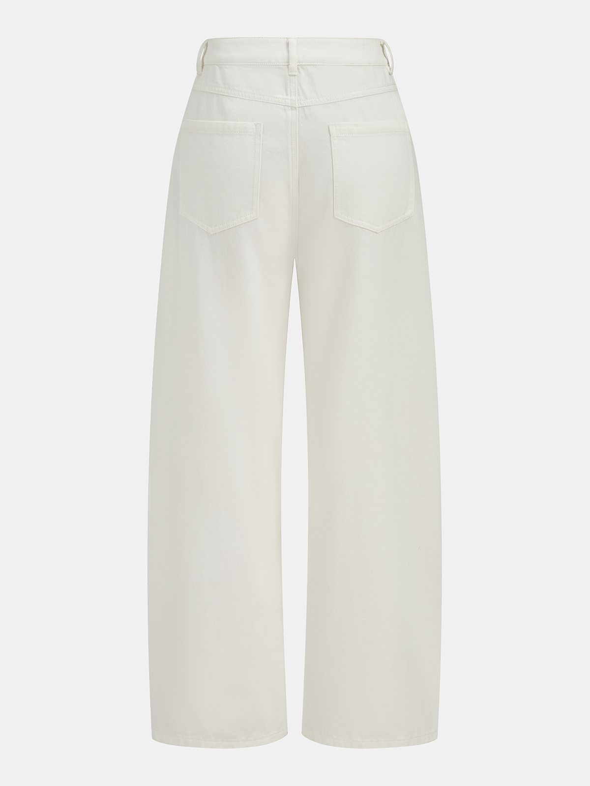 Begoña | Pantalón Denim Pierna Ancha de Tiro Medio