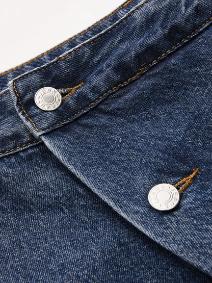 Helena | Jeans Globo con Cintura Asimétrica