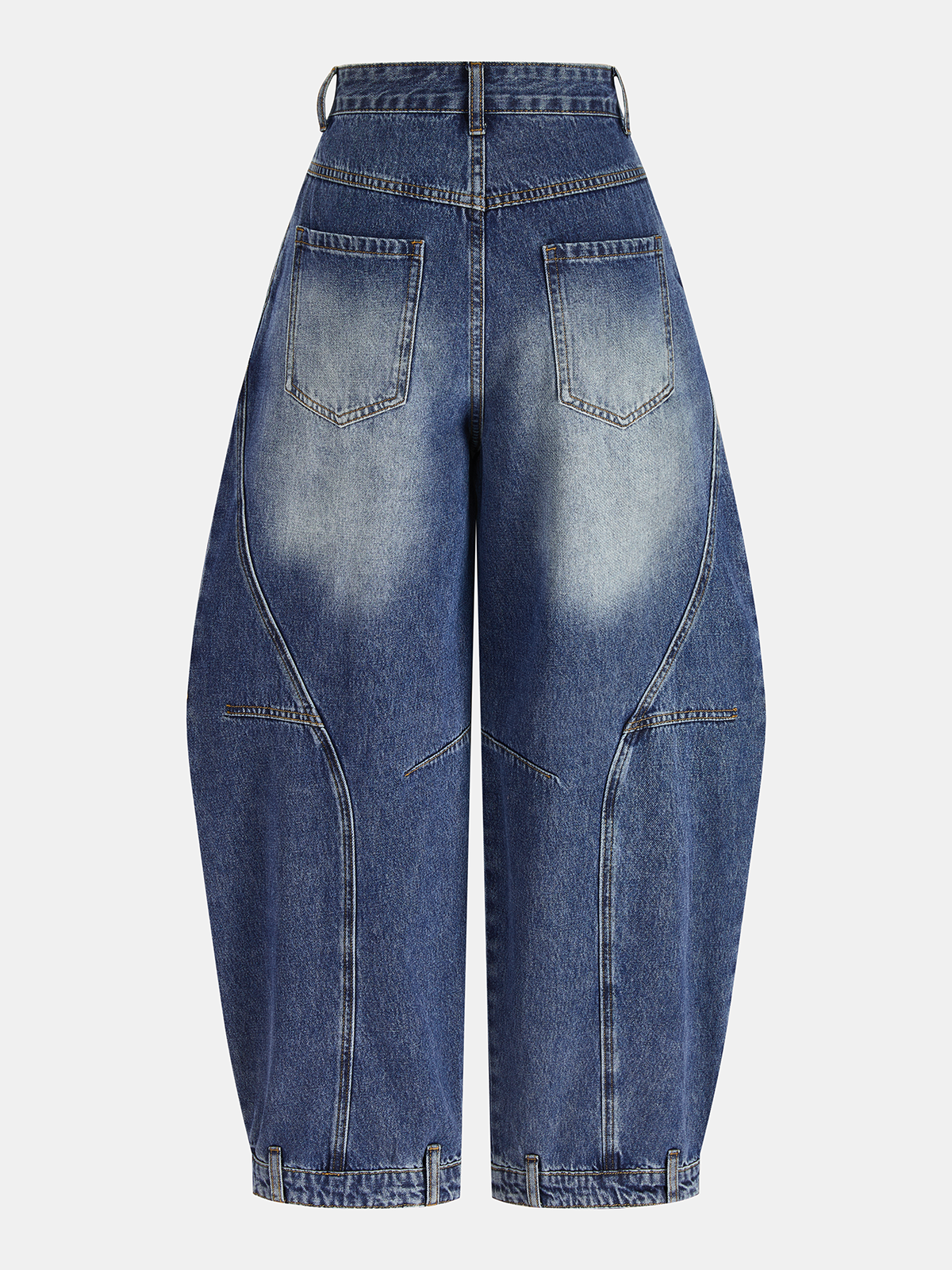 Helena | Jeans Globo con Cintura Asimétrica
