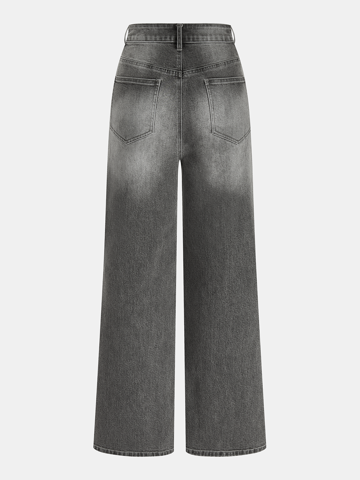 Itziar | Jeans Pierna Ancha de Tiro Medio