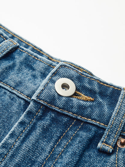Susana | Jeans Pierna Ancha de Tiro Alto