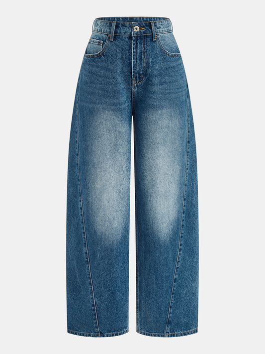Susana | Jeans Pierna Ancha de Tiro Alto