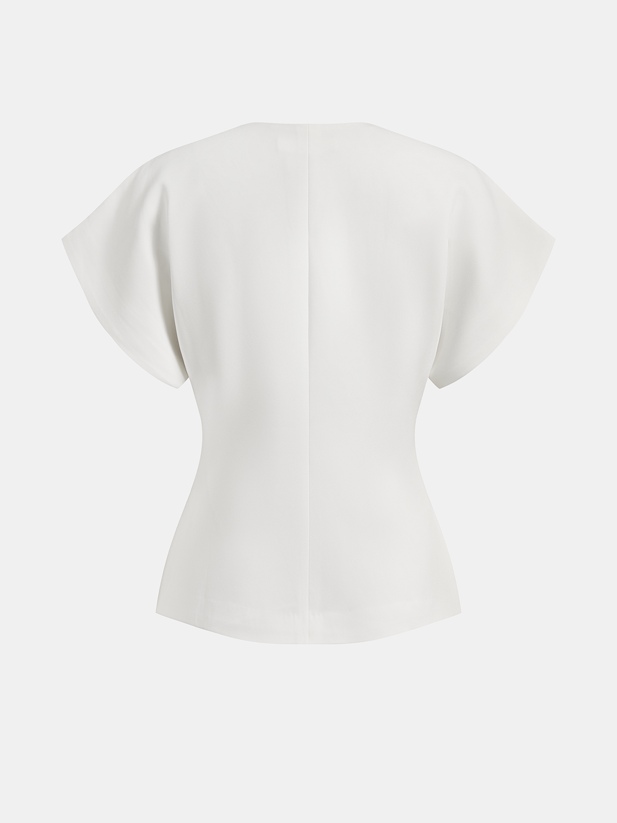 Flor | Blusa sin Mangas con Botones y Escote en V