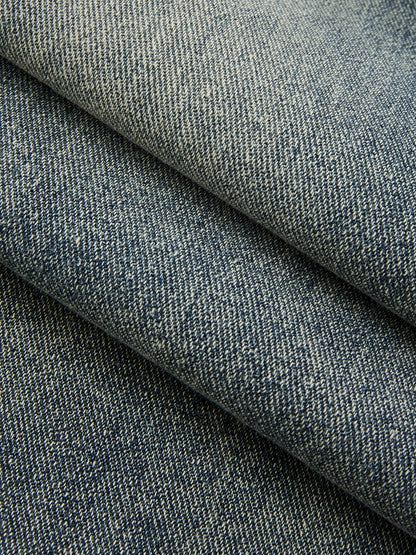 Hortensia | Jeans Pierna Ancha con Botonadura Asimétrica