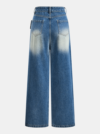 Bárbara | Jeans Pierna Ancha Deconstruidos