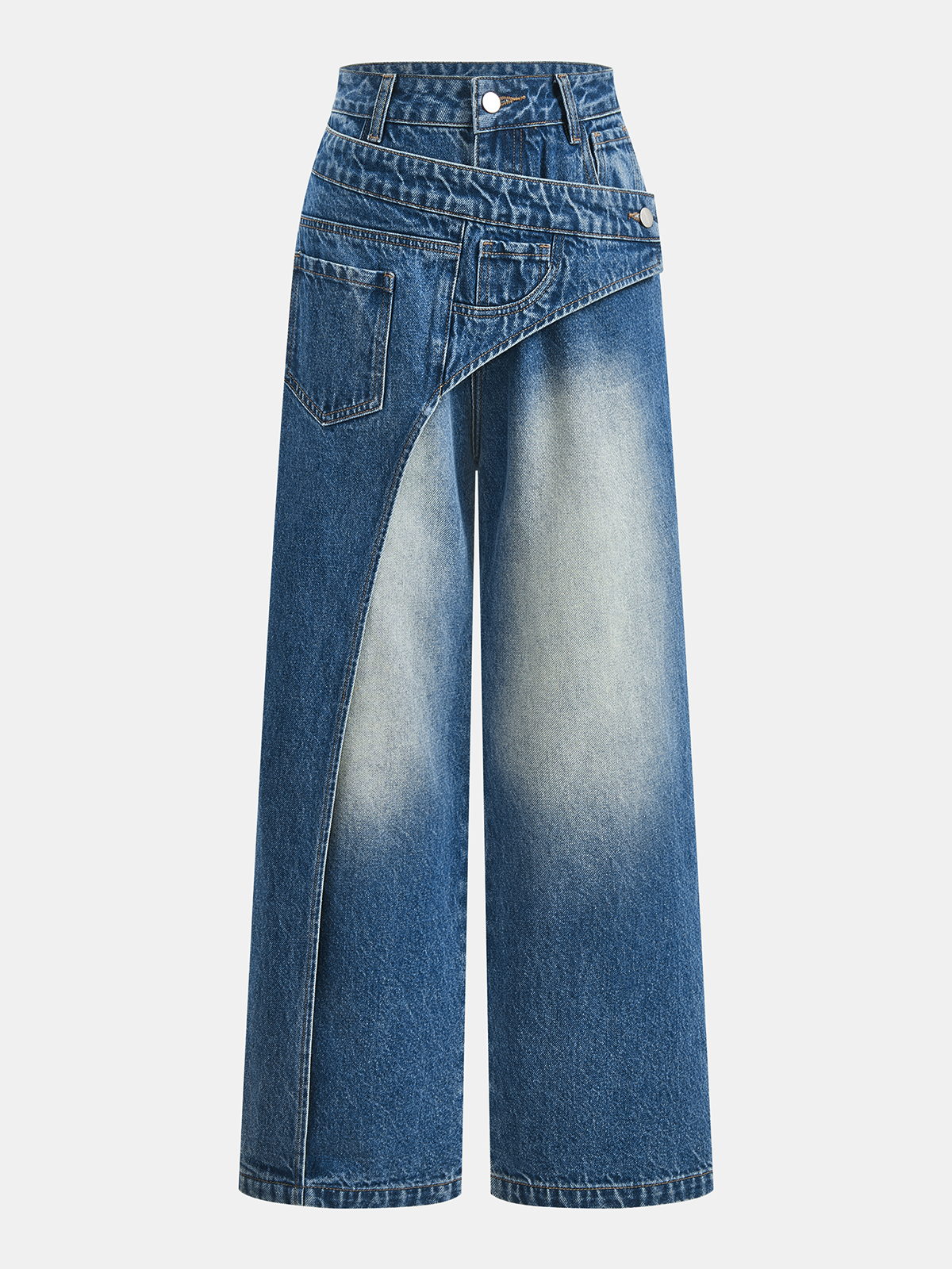 Bárbara | Jeans Pierna Ancha Deconstruidos