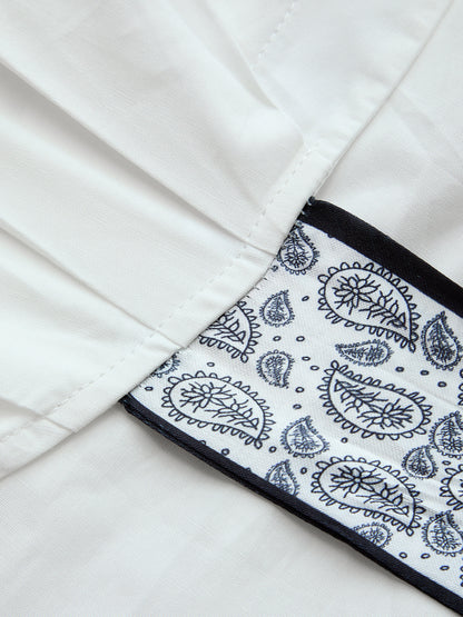 Enara | Blusa Cruzada Paisley con Lazo