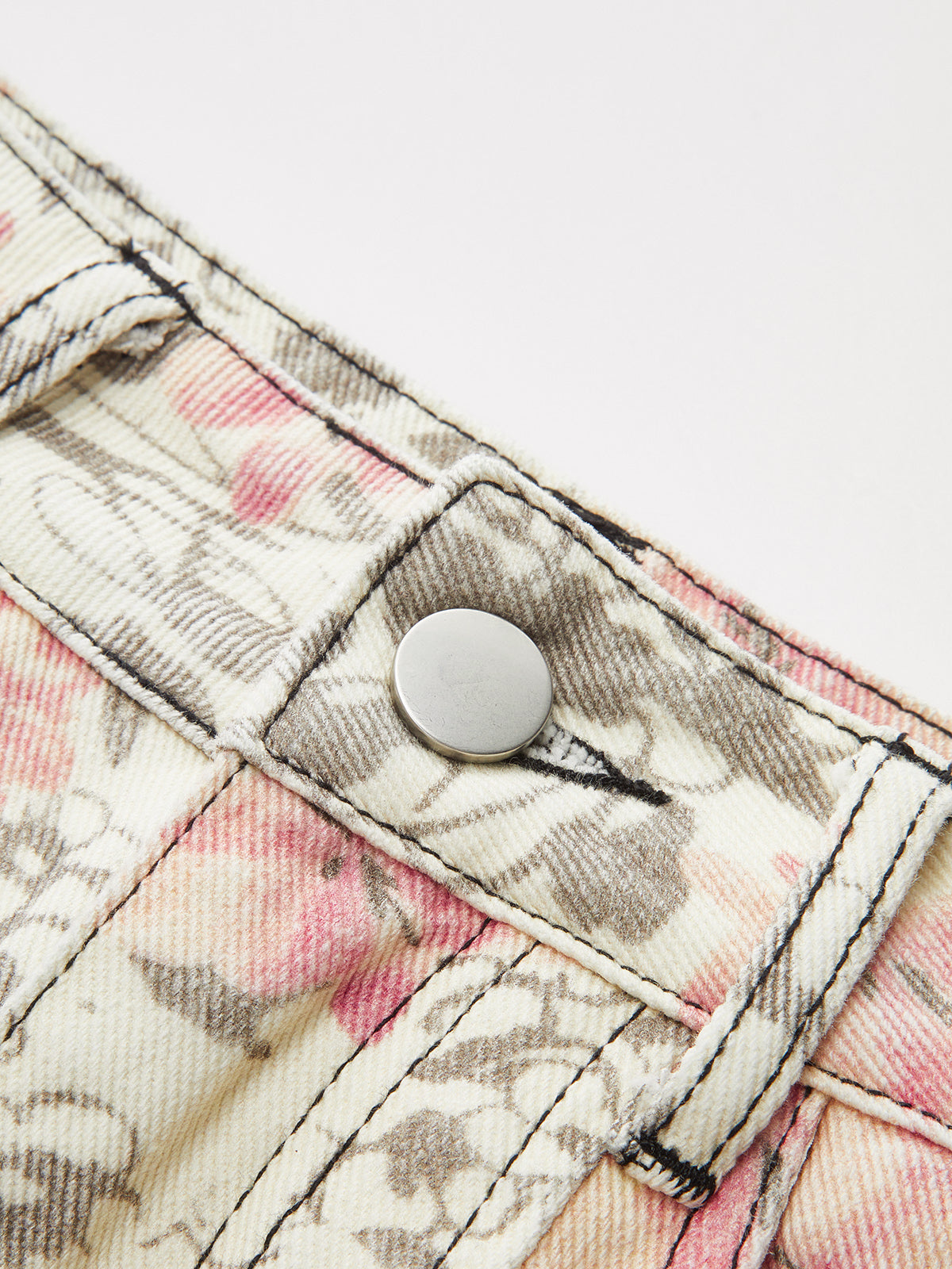 Amaia | Jeans Pierna Ancha de Flores