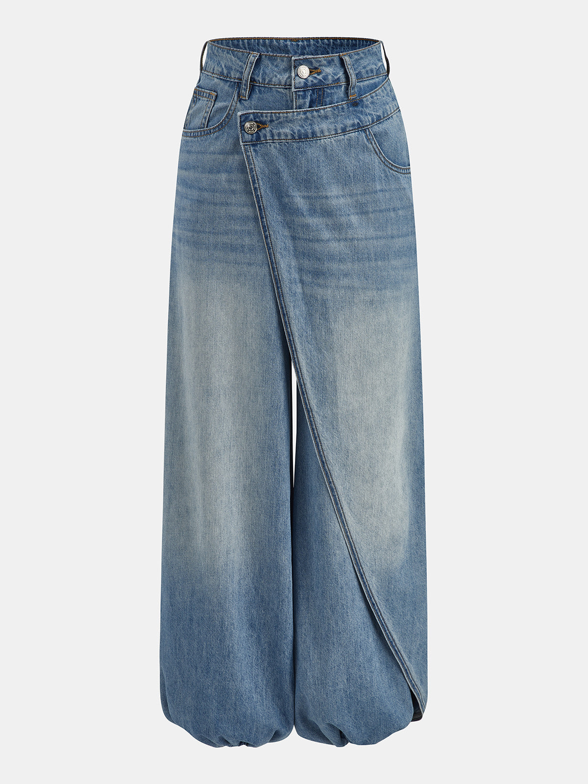 Paula | Jeans Pierna Ancha Cruzados Envolventes