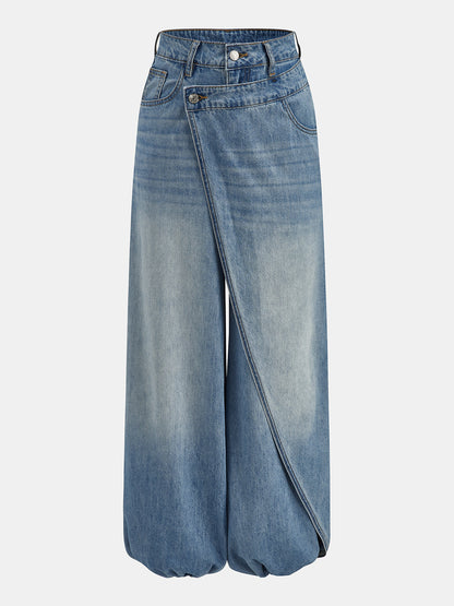 Paula | Jeans Pierna Ancha Cruzados Envolventes