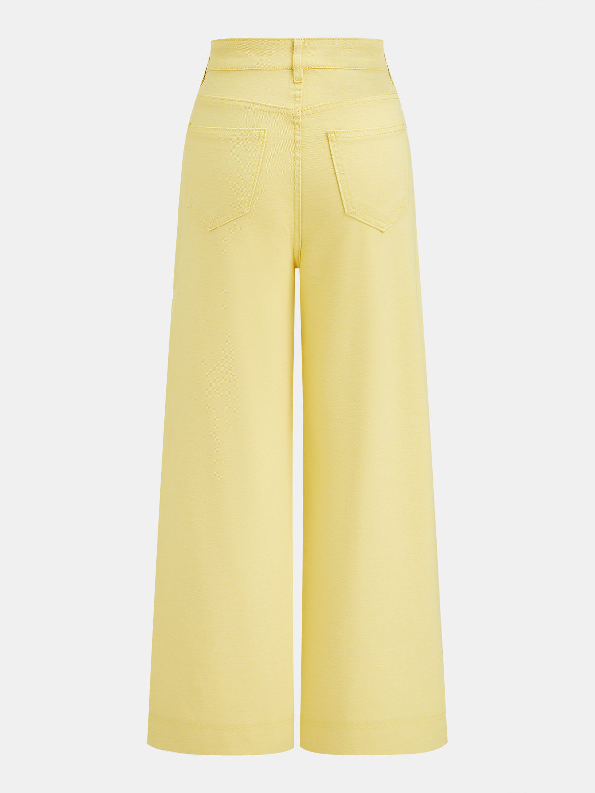 Yolanda | Pantalón Denim Pierna Ancha Tiro Alto