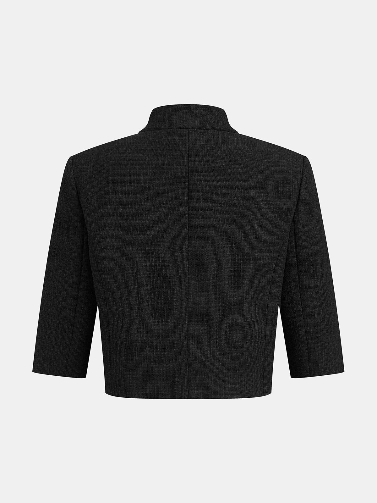 Noemí | Blazer de Cuello Mao con Botones Metálicos