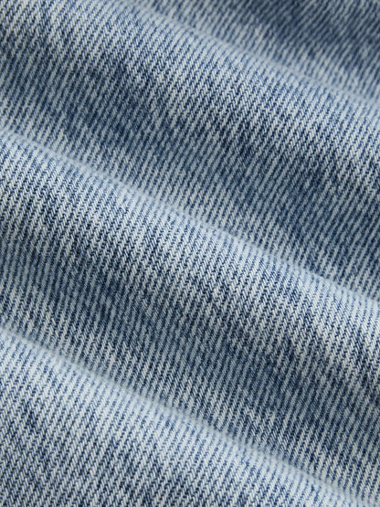 Natalia | Jeans Pierna Ancha con Encaje Lateral