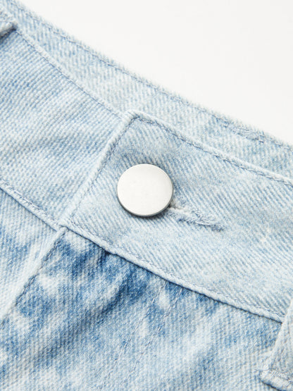 Carmen | Jeans Rectos Estampado de Flores
