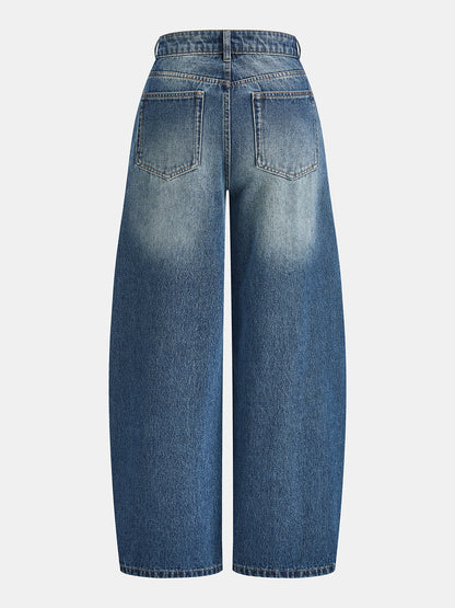 Ariadna | Jeans Curvos con Cintura Asimétrica