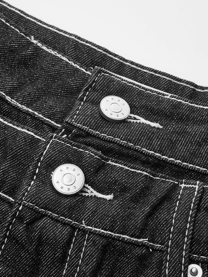 Milagros | Jeans Barrel de Doble Cintura