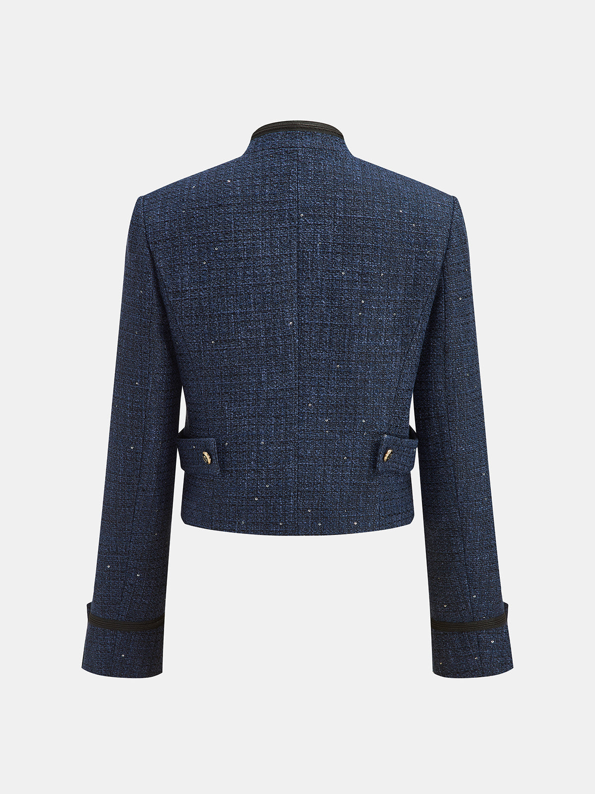 Genoveva | Blazer de Tweed Estilo Militar