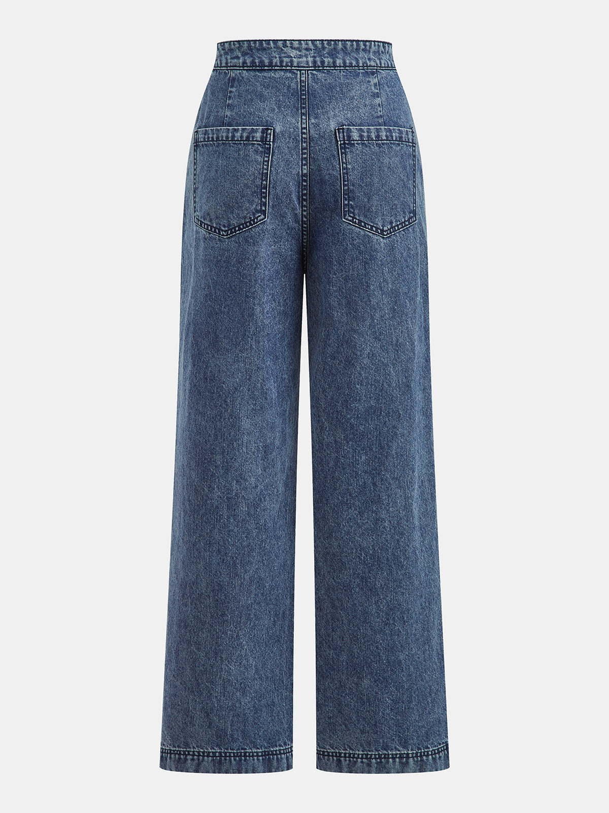 Eva | Jeans Estilo Marinero con Doble Botonadura