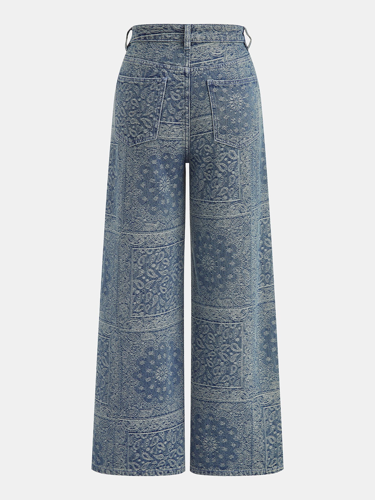 Sandra | Jeans Rectos Estampado Bandana