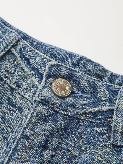 Sandra | Jeans Rectos Estampado Bandana