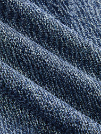 Tatiana | Jeans Barrel Tiro Alto con Botones en Diagonal