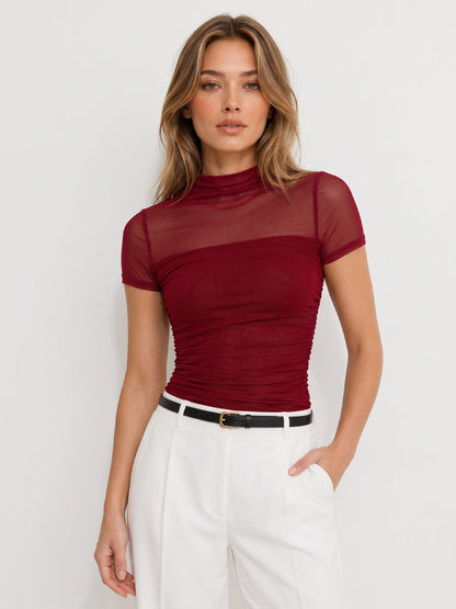 Berenice | Top de Tul Semitransparente