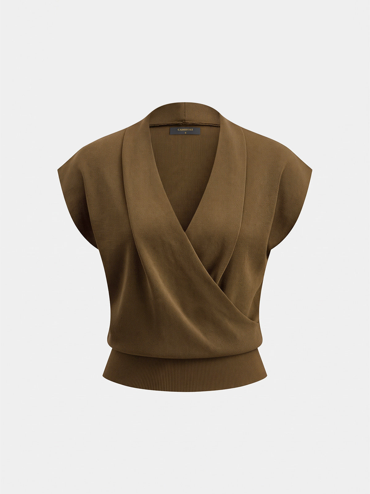 Coral | Top de Punto Cruzado sin Mangas