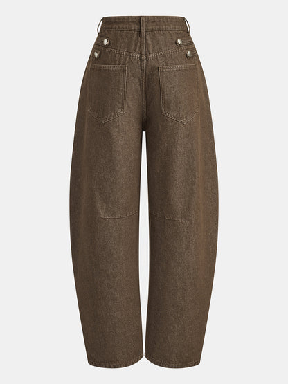 Abril | Jeans Barrel Estilo Napoleón