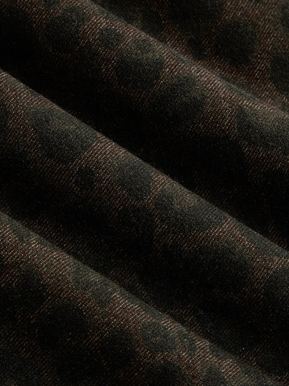 Iratxe | Jeans Pierna Ancha Leopardo con Cinturón