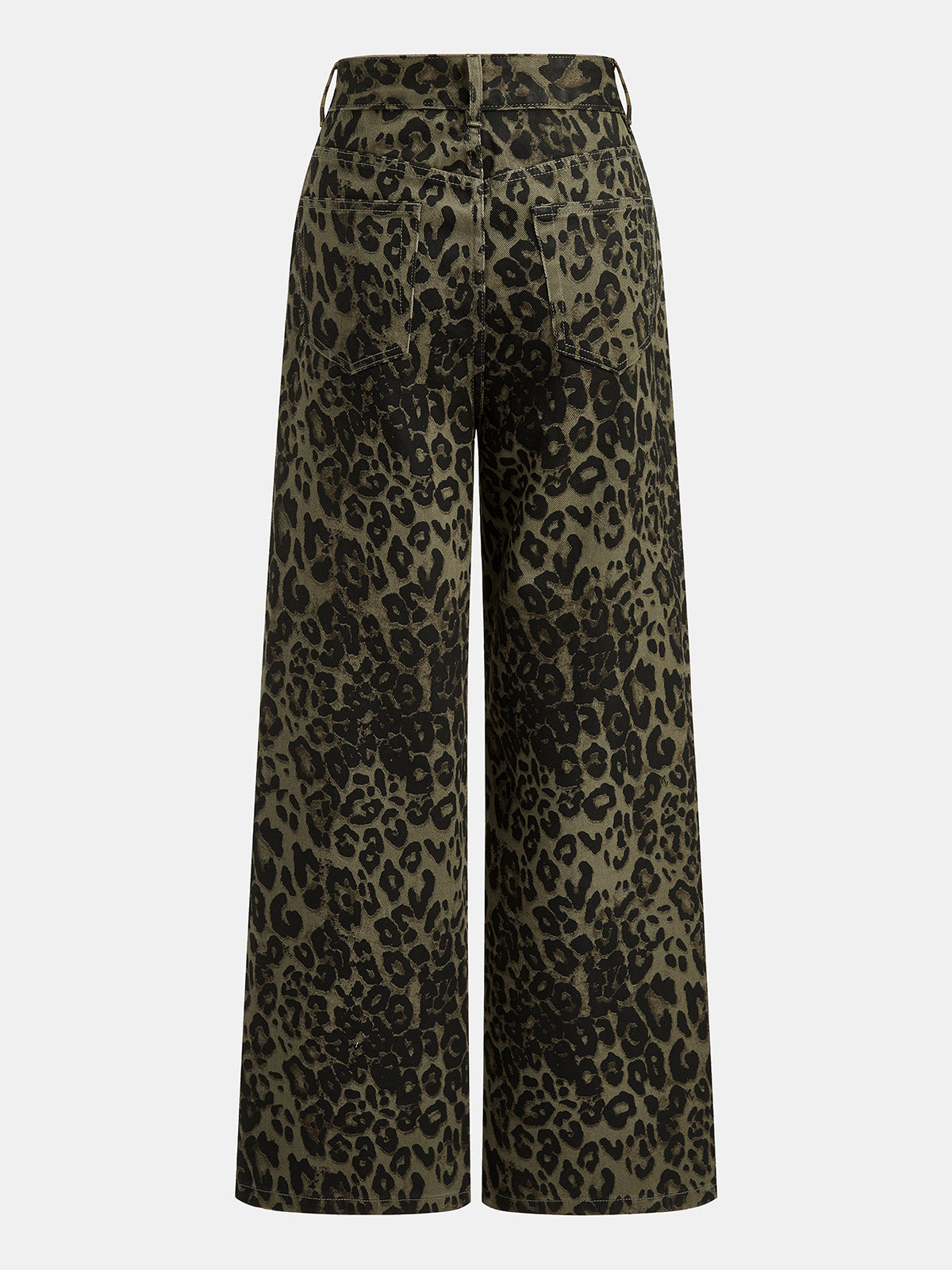 Sonia | Jeans Pierna Ancha Leopardo Vintage
