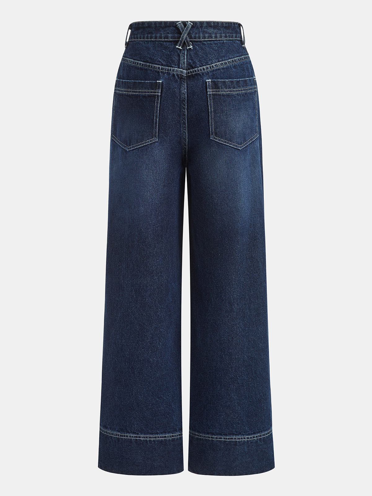 Irati | Jeans Rectos con Botones Delanteros