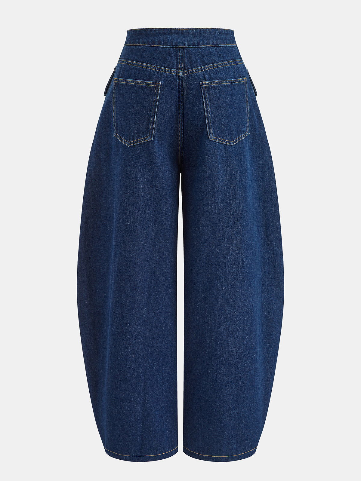 Zaida | Jeans Barrel Cargo con Cinturón